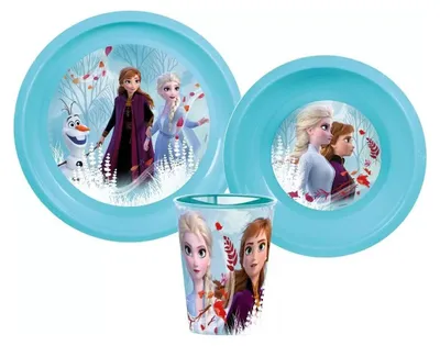 Immagine prodotto di Set di stoviglie Disney Blue Forest, set in plastica