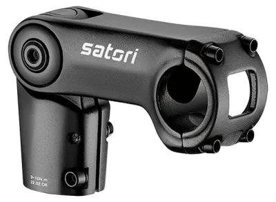 Image de Potence Satori à queue coulissante réglable ø31,8 110mm - noir mat