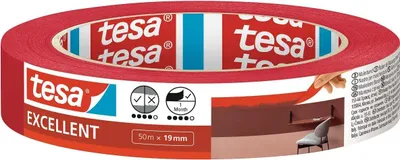 Immagine prodotto di TESA Excellent Nastro da Imballaggio 50 m Carta Rosso