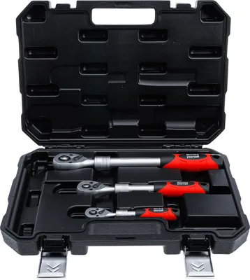 Produktbild von BGS Umschaltknarren-Satz, 3-tlg, 6,3 mm bis 12,5 mm