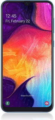 Produktbild von Samsung Galaxy A50 16,3cm (6,4 Zoll) SM-A505F, 4GB RAM, 128GB Speicher, Farbe: Blau