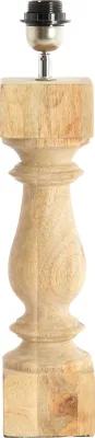 Image de Light & Living - lampe de table - Cumani - naturel - bois - luminaire individuel - E27 - 7035084