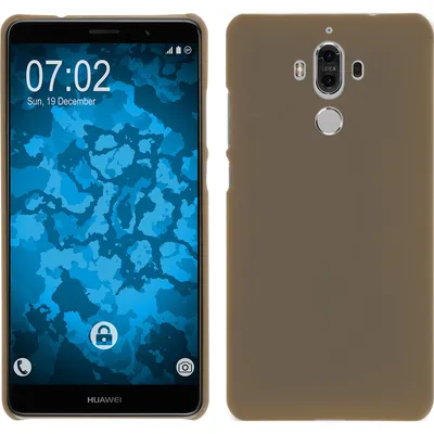 Produktbild von PhoneNatic Case kompatibel mit Huawei Mate 9 - Hülle gold gummiert Hard-case + 2 Schutzfolien