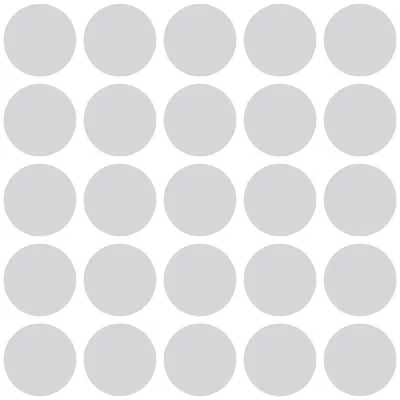 Produktbild von Sichtschutzfolie für Fenster – 25 Kreise – Selbstklebende Fensterfolie für Fenster und Duschtüren – 55 x 55 cm