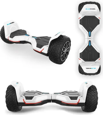 Produktbild von Bluewheel Hoverboard HX510_WT - 8.5" Vollgummireifen - LED-Scheinwerfer