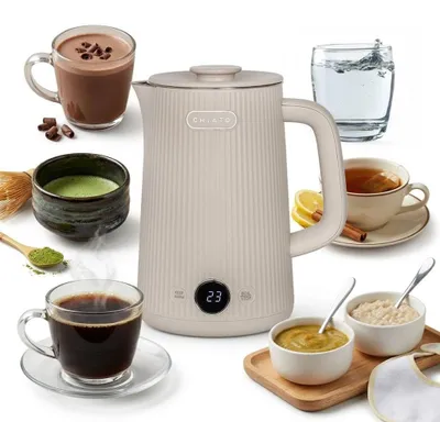 Immagine prodotto di Bollitore elettrico da 1,7 litri con selezione della temperatura e funzione di mantenimento del calore, in acciaio inossidabile, 2200 W