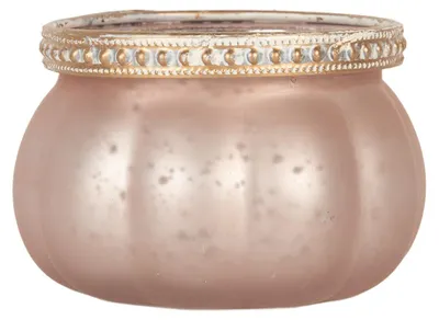 Obrázek produktu pro Clayre & Eef Teelichthalter Ø 9x6 cm Rosa Glass