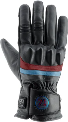Produktbild von Helstons Bora Beheizbare Motorrad Handschuhe, schwarz/rot/blau, 13