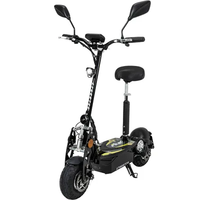 Produktbild von eFlux E-Scooter Street 20 Pro | Scooter Klappbar - Elektro Roller - Straßenzulassung - Sitz höhenverstellbar - E-Roller - 20 km/h - 500 W (Schwarz)
