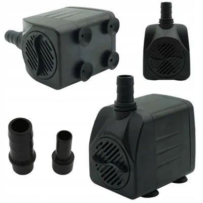 Immagine prodotto di Pompa per acquario e laghetto da giardino, pompa sommersa 450 l h, 8W, per fontana e mini cascata, nero