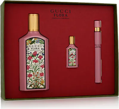 Produktbild von Gucci Flora Gorgeous Gardenia EDP 100 ml + EDP MINI 10 ml + EDP MINI 5 ml (woman)