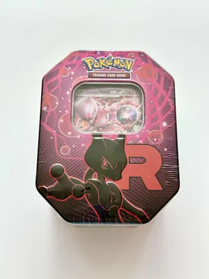 Produktbild von Pokémon Tin Box mit 4 Boostern & holografischer Karte