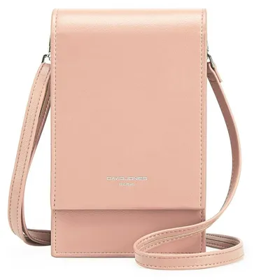 Produktbild von David Jones - Damen Handy Umhängetasche - Handytasche Kunstleder Telefon Kleine Ta