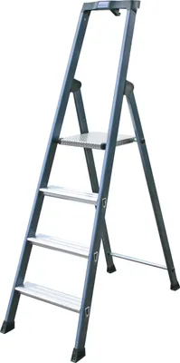 Produktbild von Krause 124180 Sepro Stehleiter Elox. 4 Stufen