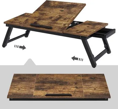 Produktbild von Famanu Laptop-Tisch für das Bett - faltbar, 14,3 Zoll