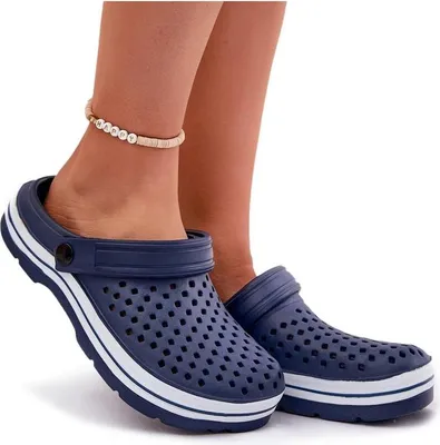 Produktbild von Leichte Schaumstoff Damen Sandalen Dunkelblau Ardanica 39