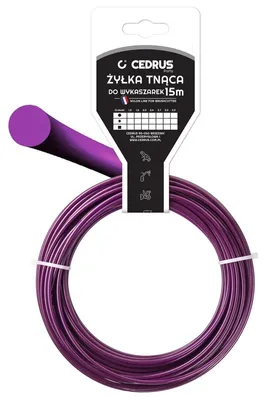 Obrázek produktu pro Řezací linka 3,0/15m k kulatá fialová IN005298Y