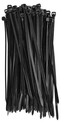 Kabelbinder 150×3,5, schwarz, 100 Stk