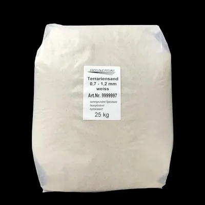 Produktbild von Terrariensand weiß 0,7 - 1,2 mm 25 kg