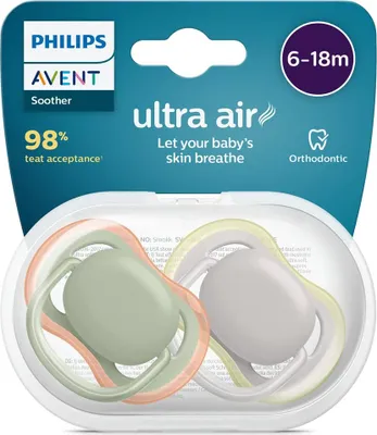 Zdjęcie produktu dla Scf085/20 Smoczek Ultra Air 6-18 Non