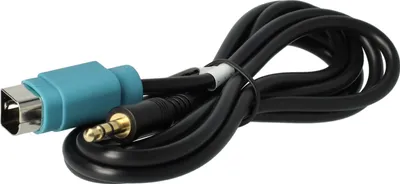 Produktbild von vhbw AUX Audio Adapter Kabel KFZ Radio (100 cm) Ersatz für Alpine KCE-237B - USB