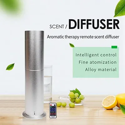 Produktbild von Ätherischer Öldiffusor, 120 ml Smart Fernbedienungsluftmaschine, einstellbarer Zeitduft, zylindrische Aromatherapie Diffusor 200 m³ Deckungsbereich