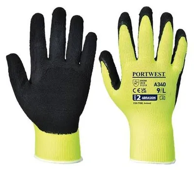 Produktbild von Gant Grip Hivis Farbe: Gelb Größe L - Portwest