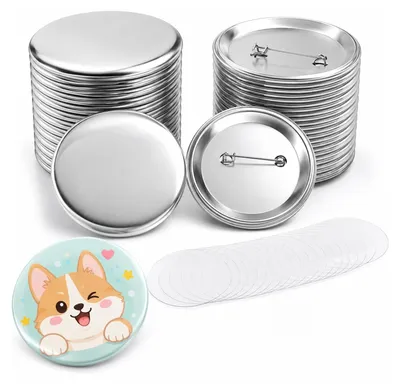 Immagine prodotto di Solidchoice - Set di 105 bottoni da 58 mm per macchina per bottoni