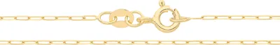 Produktbild von 9 Karat (375) Gold Paperclip Damen - Kette - 46cm; TRS35744L18