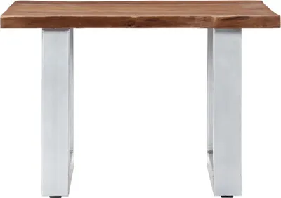 Produktbild von vidaXL Couchtisch mit Naturkanten 60x60x40 cm Massivholz Akazie
