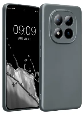 Produktbild von kwmobile Handyhülle für Xiaomi Redmi Note 15 Pro 4G Hülle - weiche Silikon Case metallisch schimmernd - Schutzhülle Cover - Metallic Grau