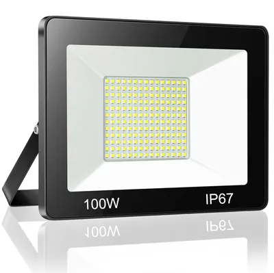Obrázok produktu pre 100W LED reflektor, vonkajšie použitie, 10000 lúmenov, 6500K, vonkajšie LED reflektory