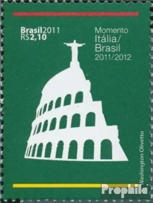 Produktbild von Briefmarken Brasilien 2011 Mi 3943 (kompl.Ausg.) postfrisch Diplom. Beziehungen Italien