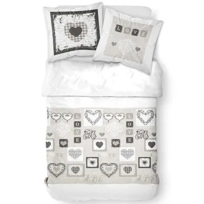 Produktbild von TODAY Baumwollbettwäsche-Set de für 2 Personen, 240 x 260 cm, bedruckt White Eden