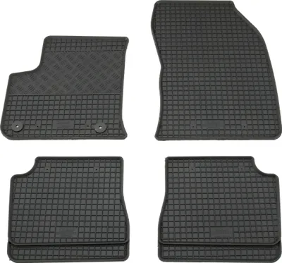 Imagen del producto de Juego de alfombrillas para pies de la marca Rigum Gummi, compatibles con los modelos Opel Corsa-e, Peugeot e-208 / E-2008 y Opel Mokka