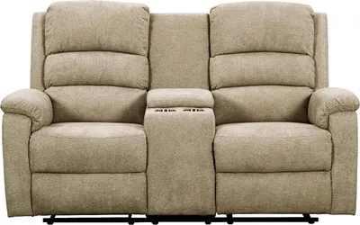 Produktbild von Relaxsofa elektrisch 2-Sitzer - Stoff - Taupe - NEVERS