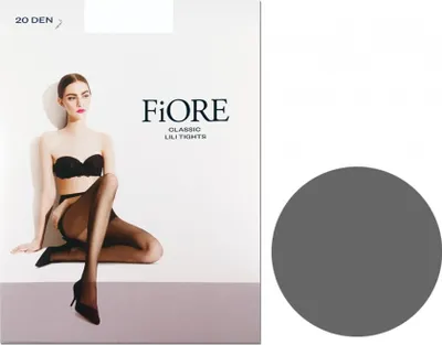 Produktbild von Glatte Damenstrumpfhose Fiore Lili 20 den Graphit 4