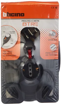 Productafbeelding van bticino 3635GB, 5 meter, zwart, zwart, 250V