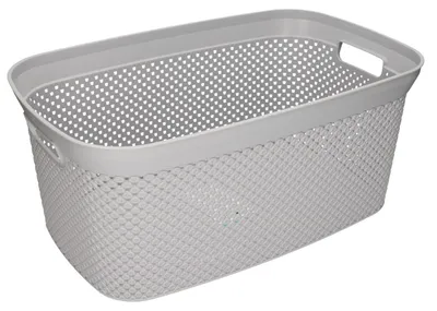 Produktbild von Storage Solutions Waschekorb - 35 Liter - grau - 54 x 34 x 23 cm