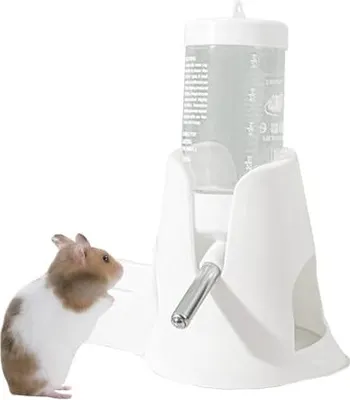 Produktbild von Cutitiuu Hamster -Trinkflasche Stand, Schüssel, Kaninchenflasche, 80 ml Meerschweinchen, automatischer Brunnen, Weißwasserspender Rennmeter