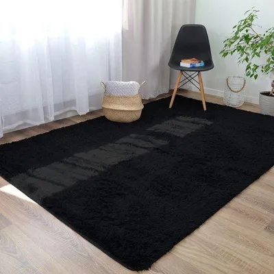 Immagine prodotto di Morbido tappeto in peluche antiscivolo 120x160 cm per il soggiorno