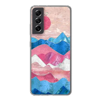 Produktbild von MuchoWow® Handyhülle Schutzhülle Hülle für Samsung Galaxy S21 FE Stolz - Transgender - Marmor Silikon Softcase Handy Hülle - Mobiltelefonhülle
