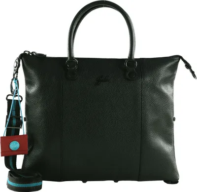 Produktbild von Gabs Leder Schultertasche G3 Plus TG Bull Black Shoulder Bag Abete dunkelgrün
