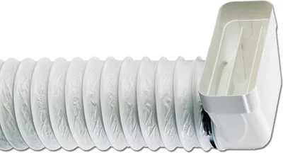 Produktbild von Umlenkstück 125erSCF/125erR Naber mit Schlauch Dunstabzugshauben