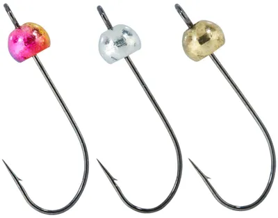 Produktbild von Balzer Trout Collector Haken mit Tungstengewicht - 5 Jighaken, Größe / Gewicht / Farbe:Gr. 8 / 1.30g / Goldfarben