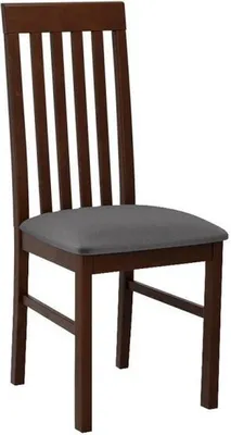 Produktbild von MIRJAN24 Stuhl Nilo I, Esszimmerstuhl aus Buchenholz, 43x48x96 cm (Holzfarbe: Nuss, Stofffarbe: Kronos 22)