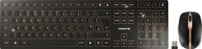 Produktbild von Cherry DW 9100 SLIM - Tastatur-und-Maus-Set - kabellos