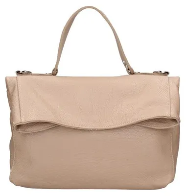Produktbild von Umwandelbare Schultertasche in Rucksack, aus echtem Leder, Marke "Dollar", hergestellt in Italien