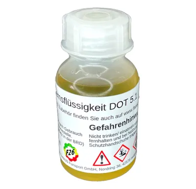 Produktbild von 100ml Bremsflüssigkeit DOT 5.1 für Sram Avid , Hope, Hayes Scheibenbremsen