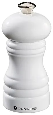 Image de Moulin à poivre Zassenhaus BERLIN, 12 cm, blanc brillant, référence 20397, numéro d'article 4006528020397